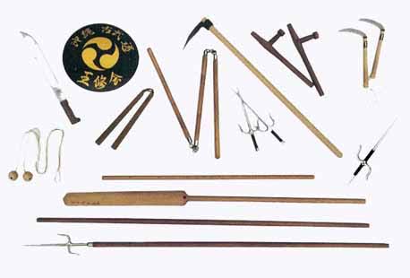 Herramientas tradicionales de Okinawa Kobudō
