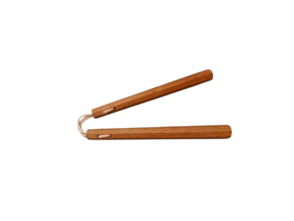 Ilustración de un nunchaku